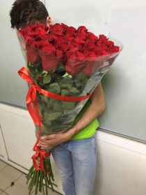 21 длинная роза 140 см